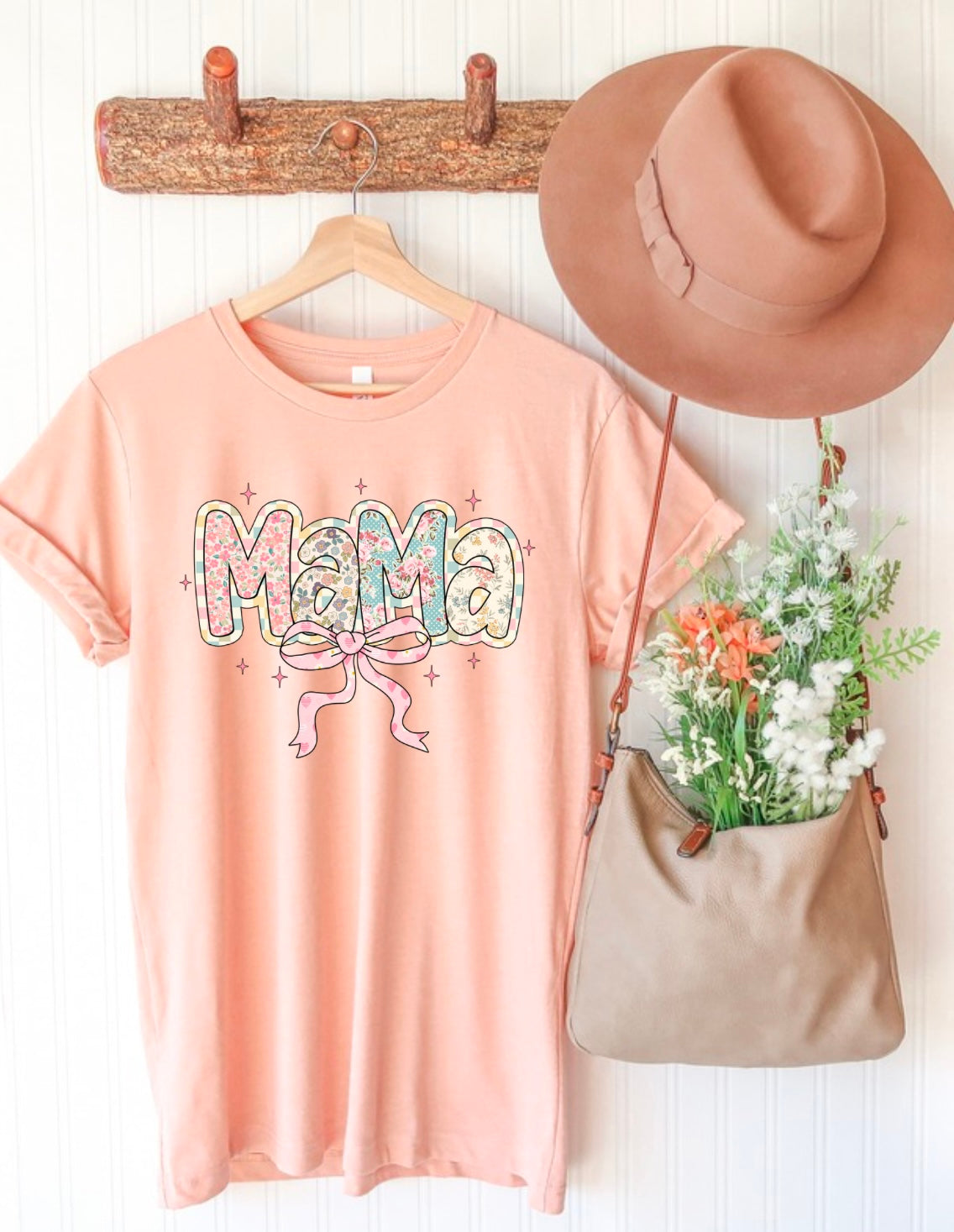 Floral MAMA T Shirt