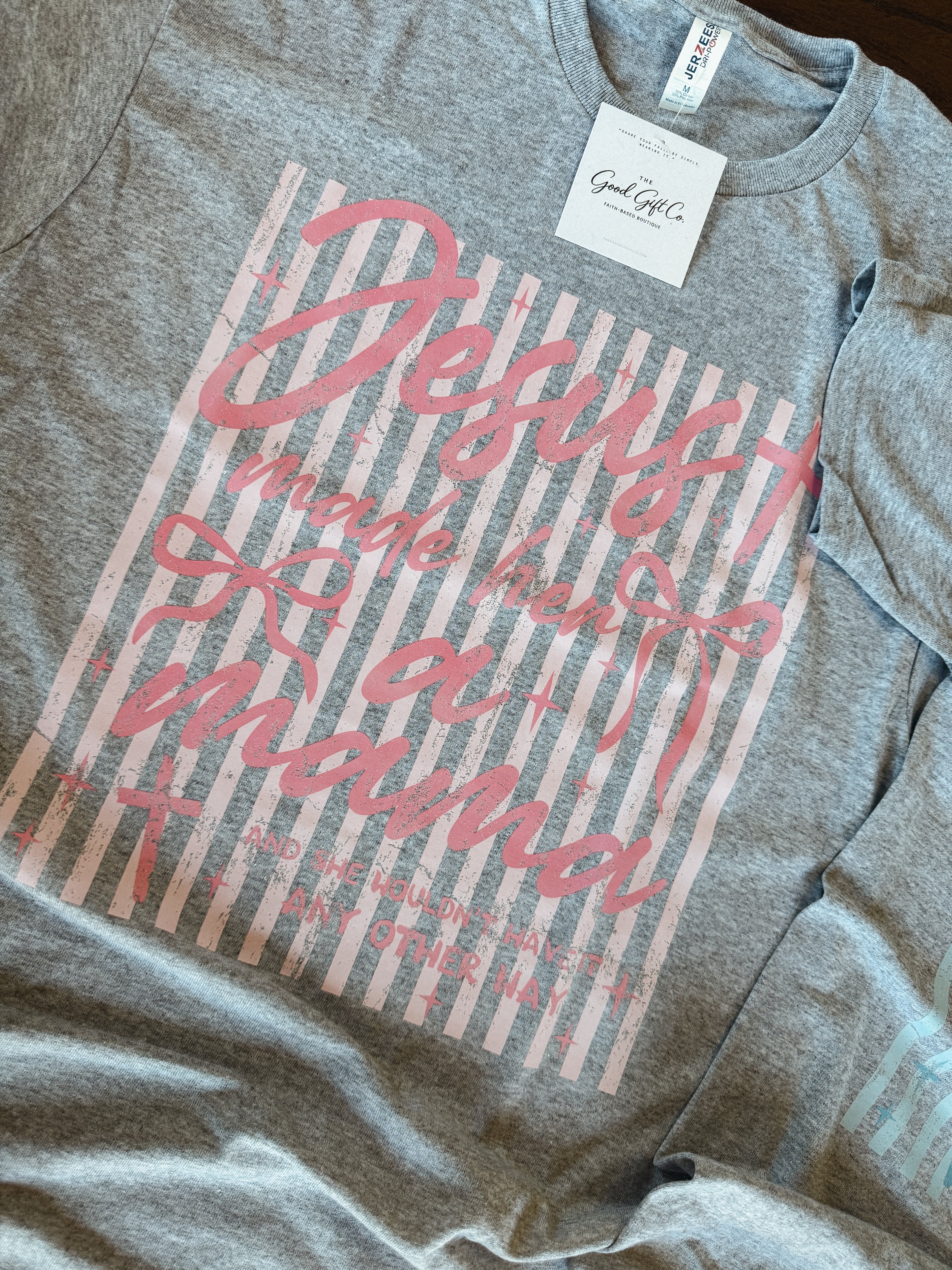 Jesus made me a mama t shirt