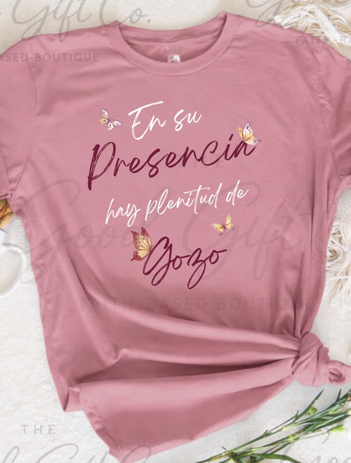 En su presencia hay plenitud de gozo