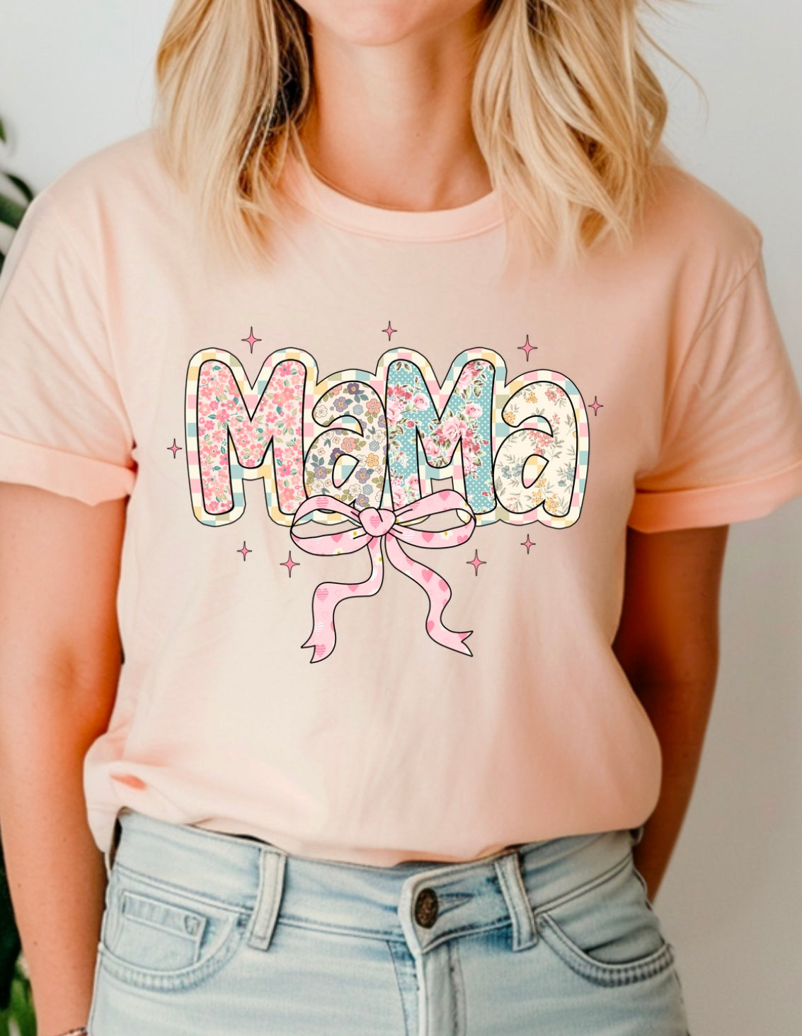 Floral MAMA T Shirt
