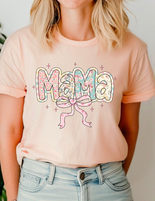 Floral MAMA T Shirt